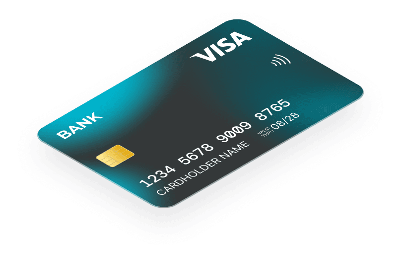 Our data page credit card image