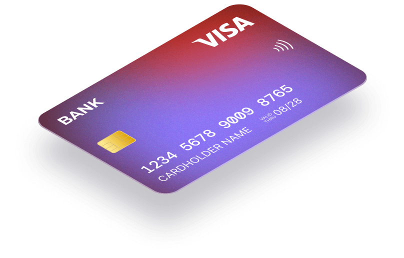 Our data page credit card image