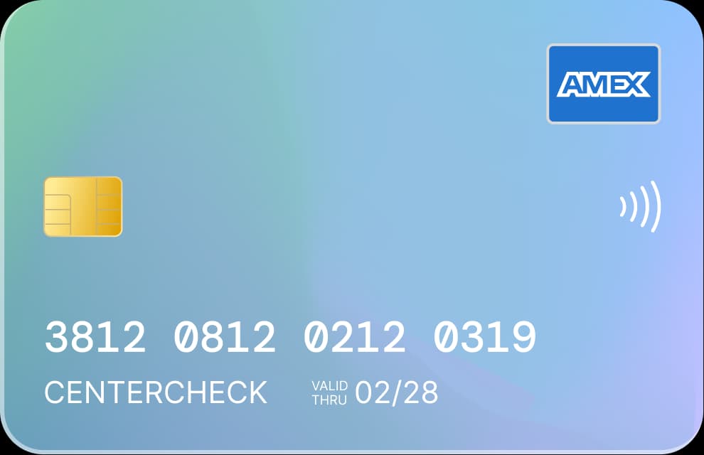 American Express credit card image