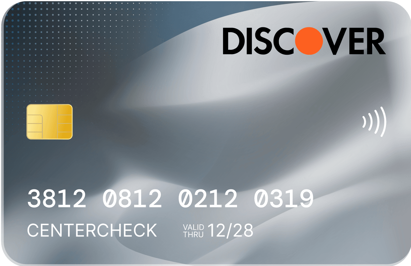 Discover credit card image