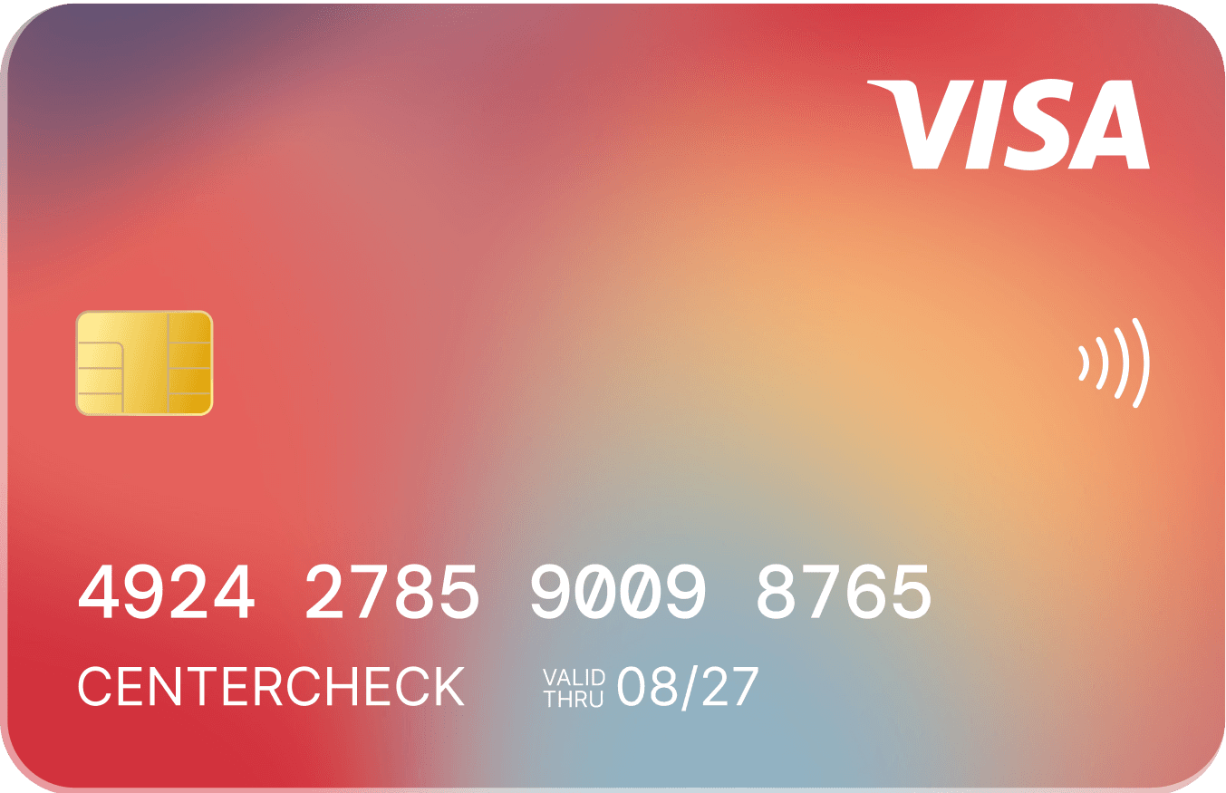Visa credit card image