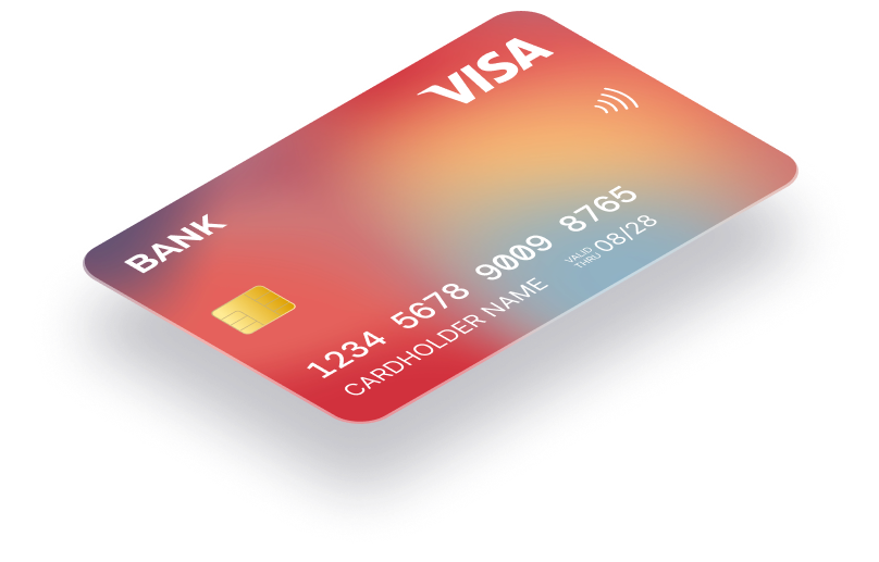 Our data page credit card image